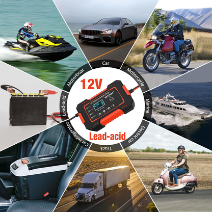 Cargador De Batería Profesional Para Vehículos 🚗 ¡Oferta exclusiva! 🎉