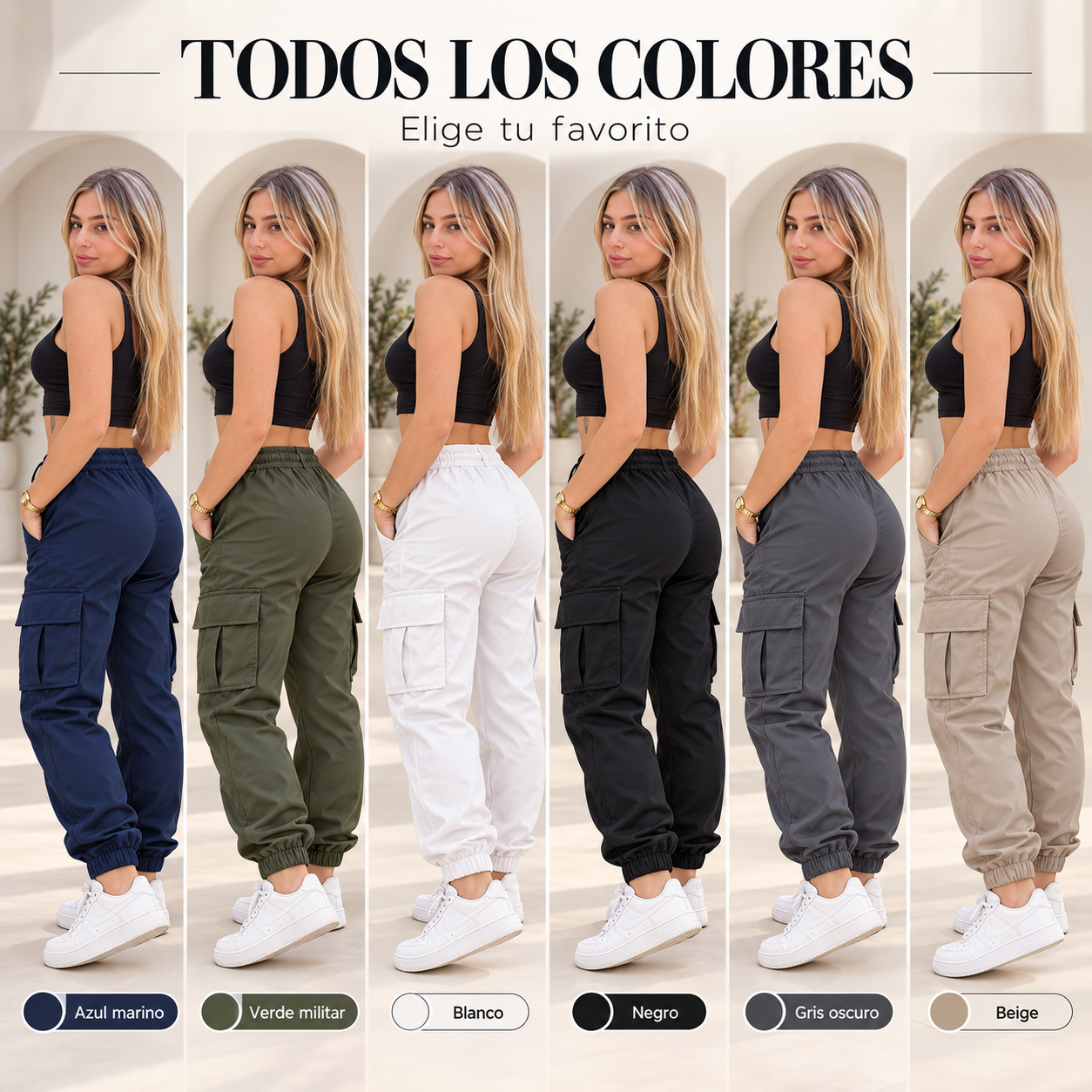 😍 JOGGER CARGO FLEX™ | ¡COMPRA 1 Y LLÉVATE 2! 🔥 + REGALO