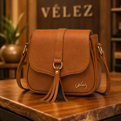 ✨ Morral Vélez Siena™ 🤎 100% Cuero Genuino