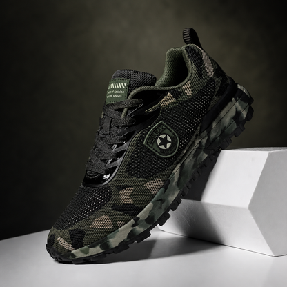 "PACK COMANDO URBANO CAMUFLADO 👟🎯 - Tenis de diseño táctico urbano + 3 pares de medias deportivas 🧦🔥"