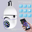 Cámara De Seguridad Wifi Bombillo Robotica Panoramica Ip 360