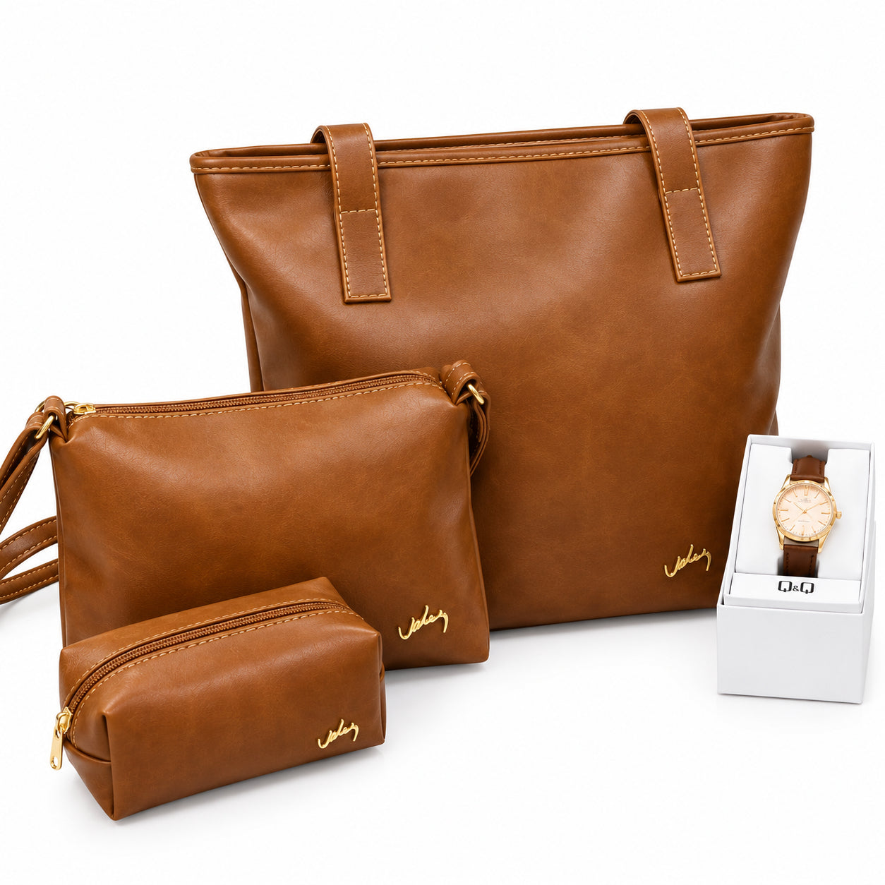 👜 Set VZ Safari™ | Black Friday 🔥 80% OFF | 3 Bolsos + Reloj de Regalo 🎁⌚