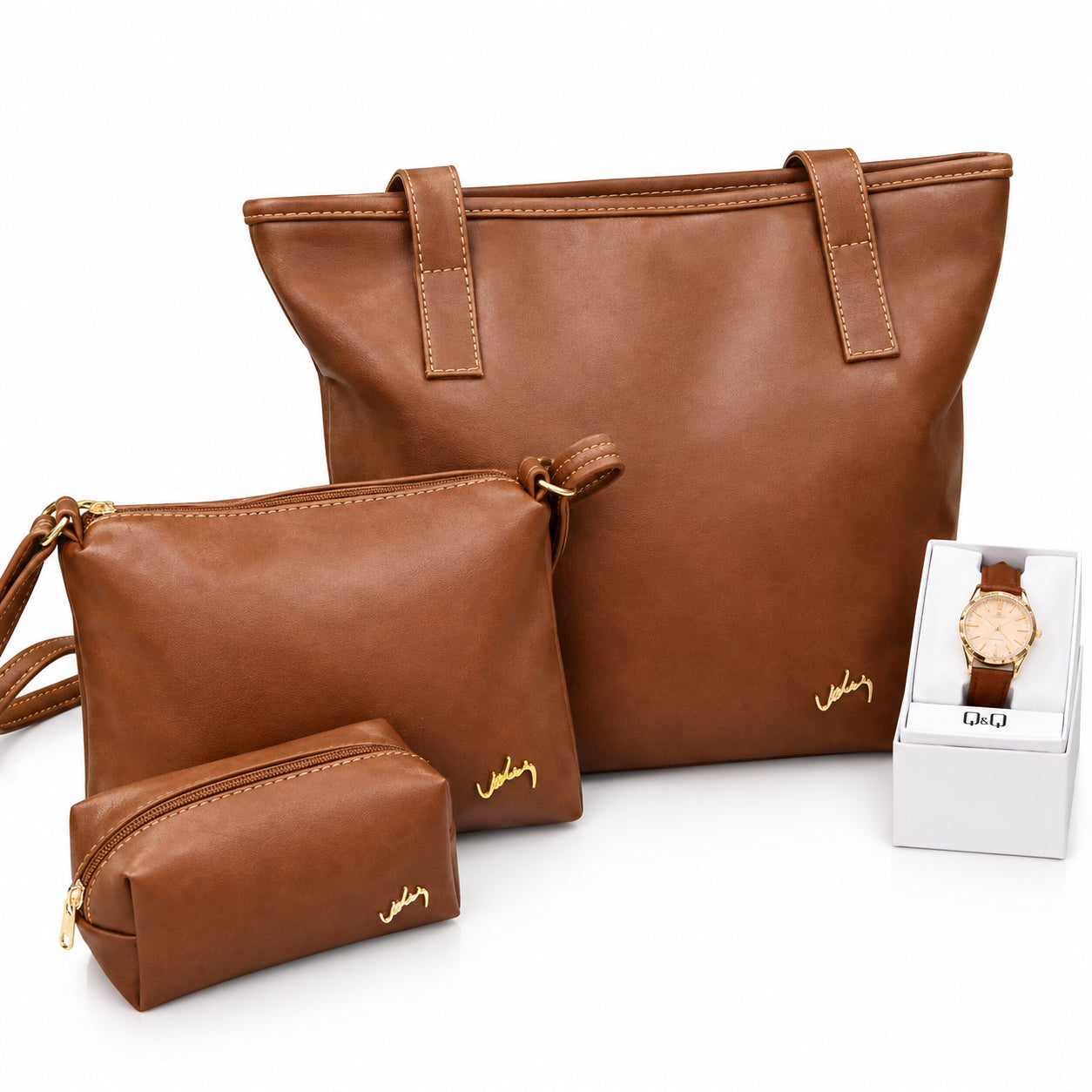 👜 Set VZ Safari™ | Black Friday 🔥 80% OFF | 3 Bolsos + Reloj de Regalo 🎁⌚