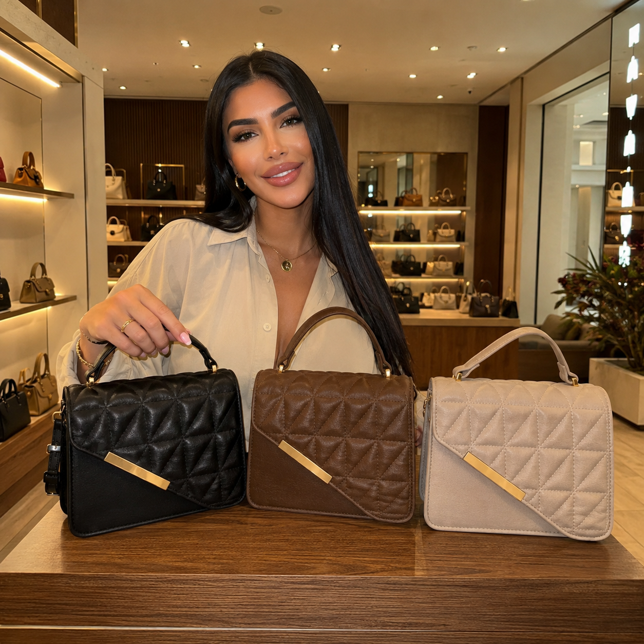 👜 Bolso de Mujer 100% Cuero | 💖 Diseño Elegante y Correa Ajustable